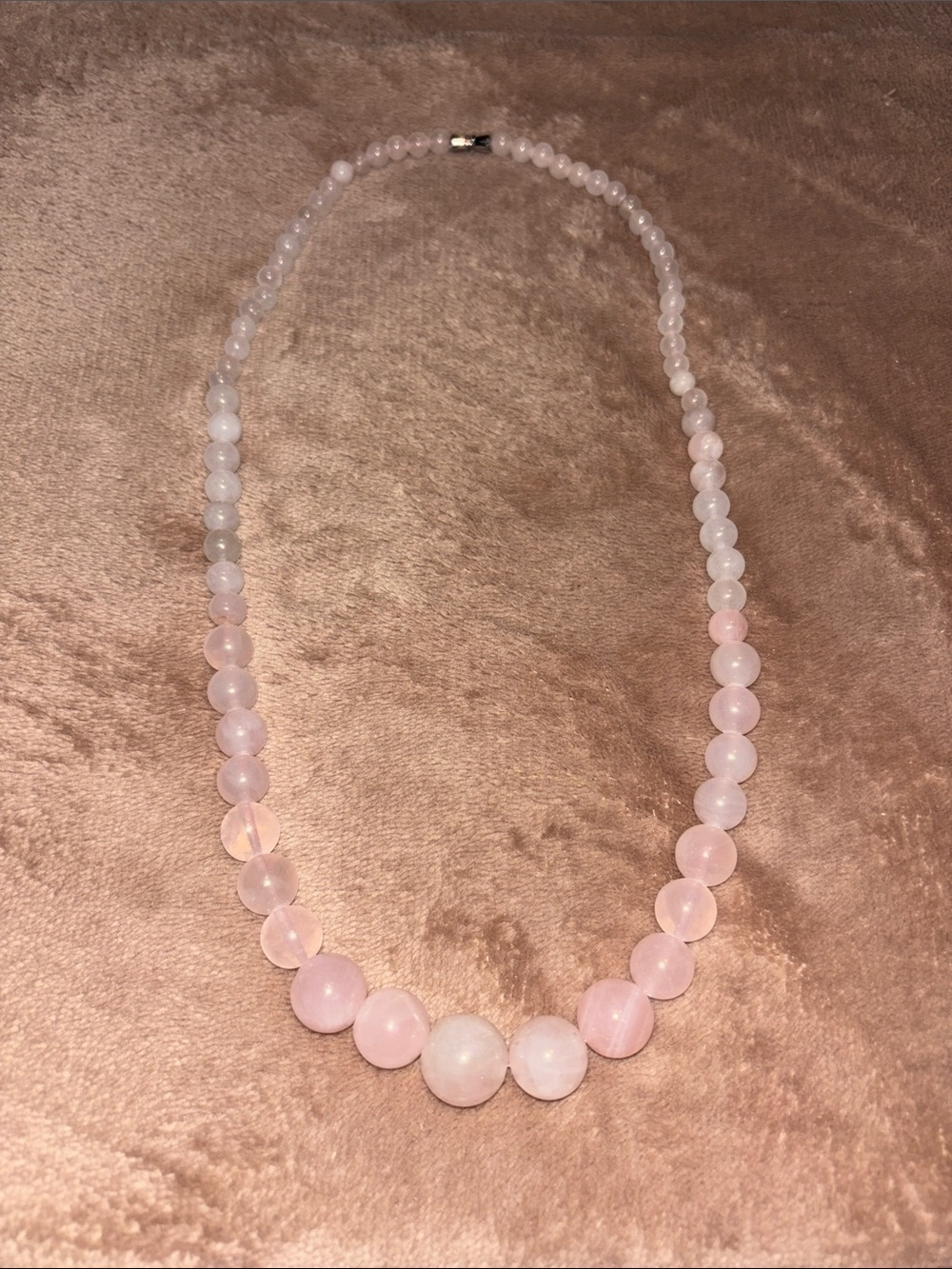 Vintage Rose Quartz Necklace